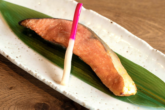 銀さけ西京漬けの焼き上がり
